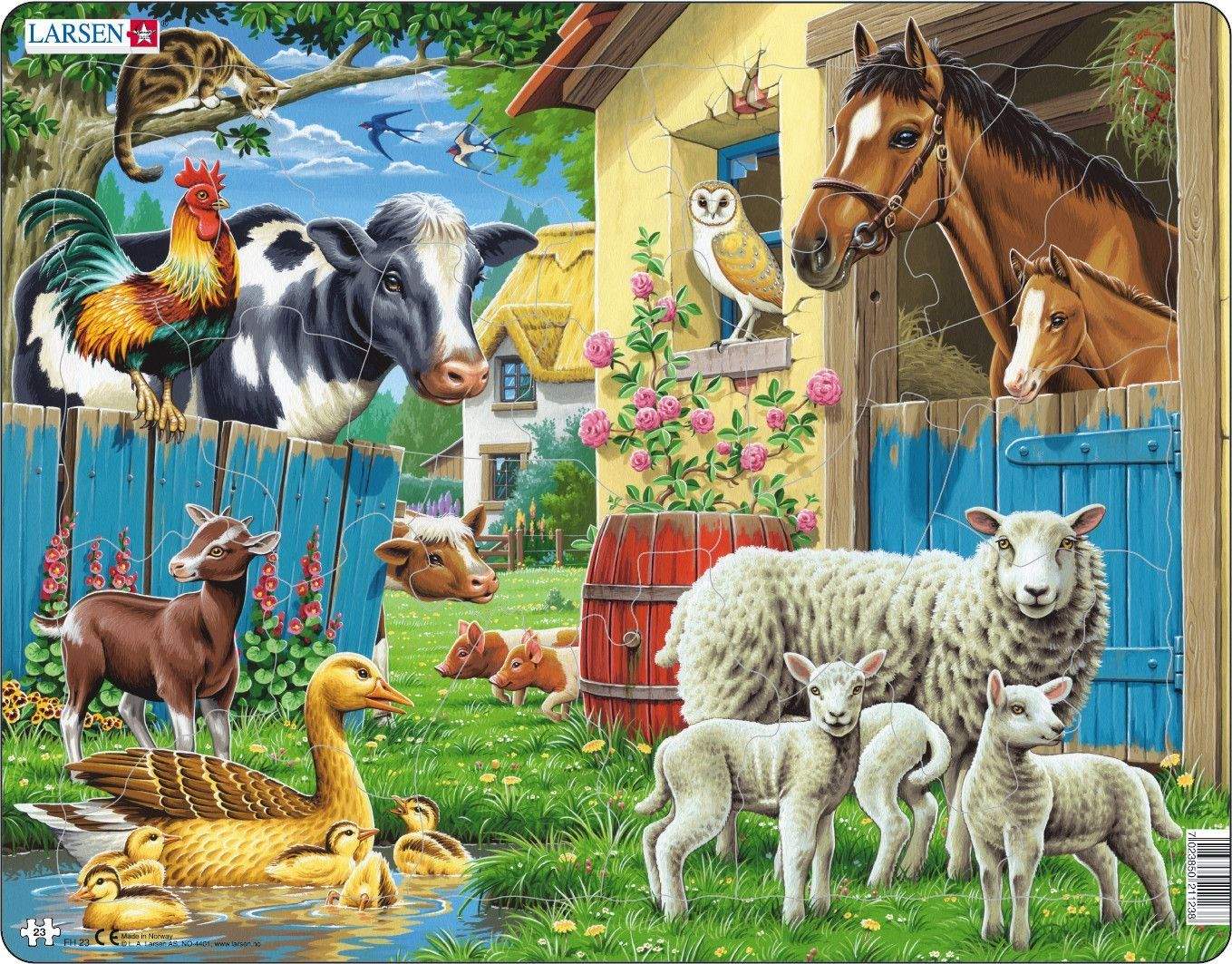 Домашний домашние животные пазлы. Larsen fh23 - животные фермы. Пазлы для детей Larsen "животные фермы". Пазл Larsen лошади fh38. Пазлы Ларсен животные.