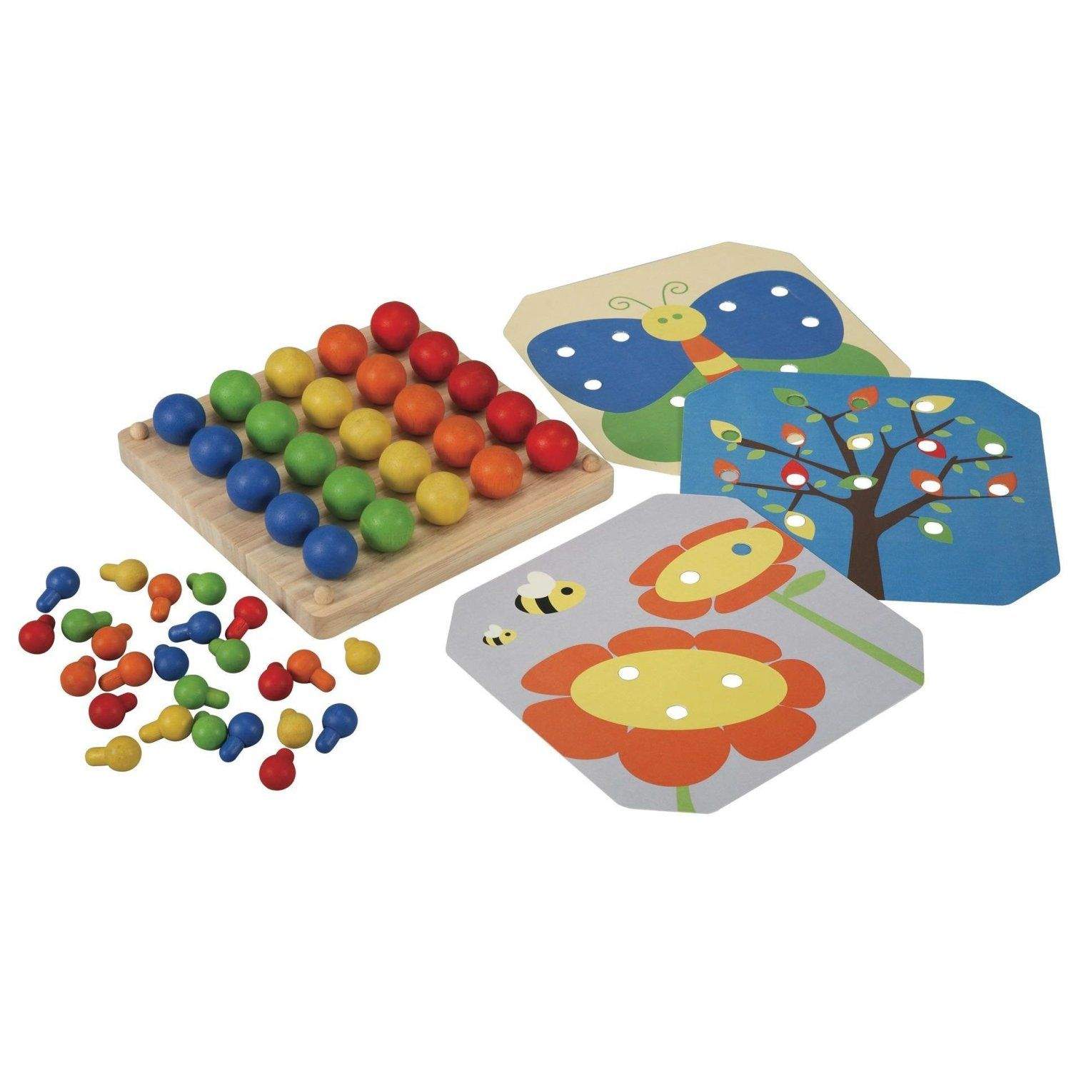 Детские развивающие игры от 3 лет. Мозаика Plan Toys. PLANTOYS мозаика (5162). Мозаика Plan Toys Learning. 1 Toy мозаика Кнопик (т16698).
