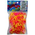  Резинки Силикон Неон Розовый/Желтый Yellow/Pink, фото 1 