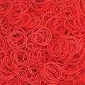  Резиночки для плетения браслетов Rainbow Loom, красный, B0008, фото 1 