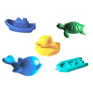  Набор для купания ( дельфин, черепаха, уточка, кораблик, лодочка ),  У560, фото 1 