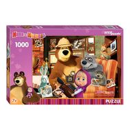  Мозаика "puzzle" 1000 "Маша и Медведь" (Анимаккорд),  79605, фото 1 