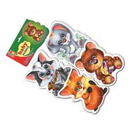  Мягкие магнитные Baby puzzle "Лесные жители",  VT3208-03, фото 1 