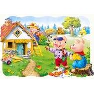  Пазл "Три поросёнка" 30 деталей(MIDI)Castor Land,  03051, фото 1 