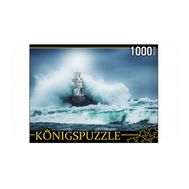  ПАЗЛЫ 1000 элементов. ГИК1000-6531 МАЯК И ШТОРМ 06. Konigspuzzle.,  ГИК1000-6531, фото 1 