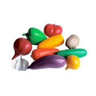  Игровой набор "Овощи" в сетке ( огурец, перец, морковь, свекла, кукуруза, картофель, баклажан, помид, фото 1 