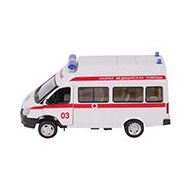  Микроавтобус "Скорая помошь" на батарейках в коробке,  9707-B, фото 1 