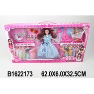  Кукла с гардеробом в коробке,  X003-A5, фото 1 