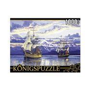  ПАЗЛЫ 1000 элементов. АЛК1000-6503 КОРАБЛИ ДЖОРДЖА ВАНКУВЕРА 32. Konigspuzzle.,  АЛК1000-6503, фото 1 