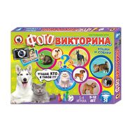  Игра настольная. Фотовикторина "Кошки и собаки", арт. 03436,  03436, фото 1 