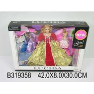  Кукла с гардеробом в коробке,  8077, фото 1 
