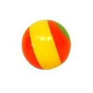  Мяч 125мм полосатый лак (Куликов ЧП )арт.100ЛП,  С-100ЛП, фото 1 