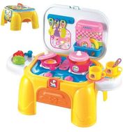  1toy игровой набор Профи Кухня 2 в 1 со световыми и звуковыми эффектами, 32х26,5х18,6,24 предмета,, фото 1 