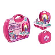  1toy Игр.наб.в чемоданчике Профи "Стилист",21 предмет, фен, муляжи косметики, 2 выдвижн,столика,накл, фото 1 