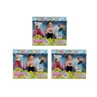  1toy Красотка мини кукла 10 см в костюме, с сумочкой, феном, с кошечкой, 2в, кор,  Т55626, фото 1 