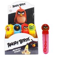  1toy Angry Birds, мыльные пузыри, колба с кругом на крышке, 40 мл., в д/б,  Т58624, фото 1 