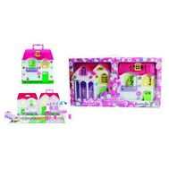  1toy Красотка дом для кукол с меб.,2 секции,28 дет, короткие,  Т56586, фото 1 