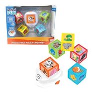 1toy Kidz Delight Эл.Кубики обуч.с животными,25x20x8см,короткие,  Т55619, фото 1 