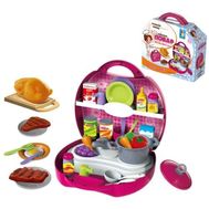  1toy Игр.наб.в чемоданчике Профи "Повар",32 предмета: подставка, полочка, лопатка, поварешка, 2 вилк, фото 1 