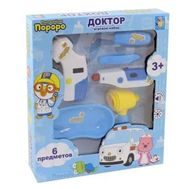  1toy "Пингвинёнок Пороро" игр.наб.доктора,6 предм.,свет,звук,короткие,  Т54735, фото 1 