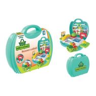 1toy Игр.наб.в чемоданчике Профи "Продавец Супермаркета",23 предмета , овощи, корзинка, 2 выдвижн,ст, фото 1 