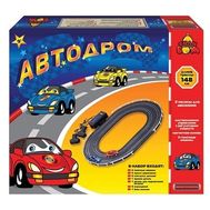  Тилибом Автодром овал 148см.бат.блок(пульт с реостатом) пен.упакете,  Т80433, фото 1 