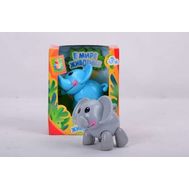 1toy "В мире животных" слон (голубой / серый), 2 вида в ас-те, коробка с окошком,  Т57441, фото 1 