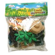  1toy наб.игр.животных с растениями 10 шт х 15 см. в пакете,  Т50462, фото 1 