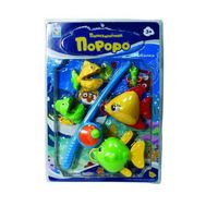  1toy "Пингвинёнок Пороро" Набор "Рыбалка": удочка, 4 рыбки, длина лески регулируется 18,5x4x55,5 см,, фото 1 