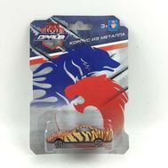  1toy Драйв, металлическая машинка, фривил, животные, 7,5см, блистер,  Т10300, фото 1 