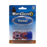  1toy Top Gear пласт. машинка Rebel, 8см, инерционная блистер,  Т10326, фото 1 