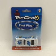  1toy Top Gear пласт. машинка Fast Flash, инерционная блистер,  Т10329, фото 1 