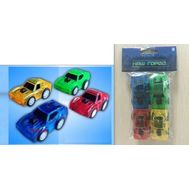  1toy Наш город, инерционная машина, пластмасса, 4 штуки в пакете с хедером,  Т10340, фото 1 