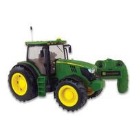  Tomy John Deere 6190R трактор 1:16 на радио управлении с пультом,с подсветкой и звуком,24х38х19см,к,, фото 1 