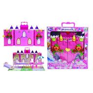  1toy Красотка замок для кукол "Земляничка" с меб., 29 дет, 34,6х10,2х36,6, кор,  Т56584, фото 1 