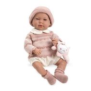  Arias ELEGANCE мягк пупс 45 см.,со звуковой эфф. плач при нажатии на животик(3хLR44/AG13), в коротки, фото 1 