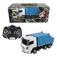  1toy робот на радио управлении, трансформируется в мусоровоз, со светом и звуком, 38см, коробка,  Т1, фото 1 