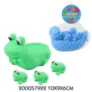  1 toy Набор игрушек для ванны в сетке ПВХ в асс (4 предмета) 10*9*6 см,  Т10666, фото 1 