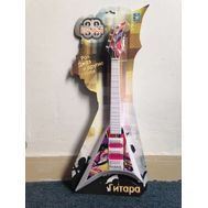  1toy Музыкальный БУМ, гитара, 3 вида в ассорт. 32*13*5 см,  Т59153, фото 1 