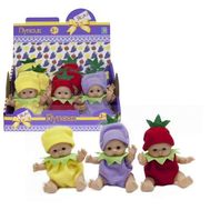  1toy Пупсик в одежде "Фруктики" 12 см.,пакет,12 шт в д/б,  Т10443, фото 1 