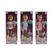  1toy Красотка кукла 40см в наб.с питомцем и сумочкой, 3 вида, короткие,  Т57350, фото 1 