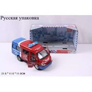  Play Smart/Автопарк инерционная машина со светом и звуком. откр. дверь Газель 3221 спорт 23см,  Р405, фото 1 