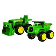 Tomy John Deere игр.наб."Трактор и самосвал",14х34х13см,короткие,  ТО42952, фото 1 