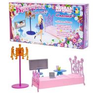  1toy Набор мебели д/кукол - спальня 30x6х15,5см,короткие,  Т54507, фото 1 