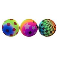  1toy Мяч, разноцветный, 23см, 70гр, принт, в сетке,  Т59919, фото 1 