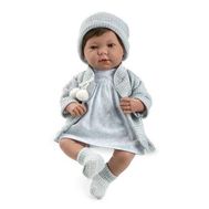  Arias ELEGANCE мягк кукла 45 см.,в одежед, голуб., со звуковой эфф. смех при нажатии на животик (3хL, фото 1 