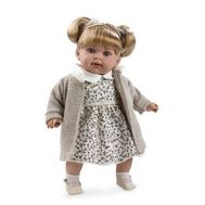  Arias ELEGANCE мягк кукла 42 см., в одежде беж. девочка., с соской, со звуковой эфф. смех (3хLR44/AG, фото 1 