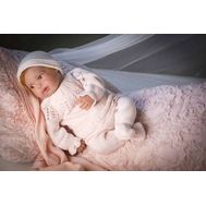  Arias ReBorns винил. новорождённый пупс 45 см., в одежде роз.., похож на настоящего ребёнка, в корот, фото 1 