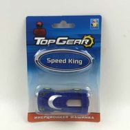  1toy Top Gear пласт. машинка Speed King, инерционная блистер,  Т10322, фото 1 