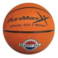  FunMax мяч баскет. 7"резина,500гр.1в.классика,  СТ85044, фото 1 